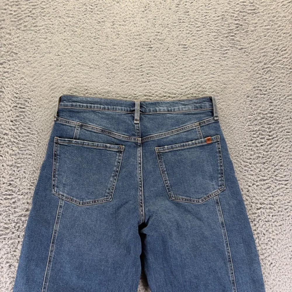 Jessica Simpson Jeans Womens 8 Blue Cotton Denim Tapered Barel Workwear Stretch - Picture 6 of 11
